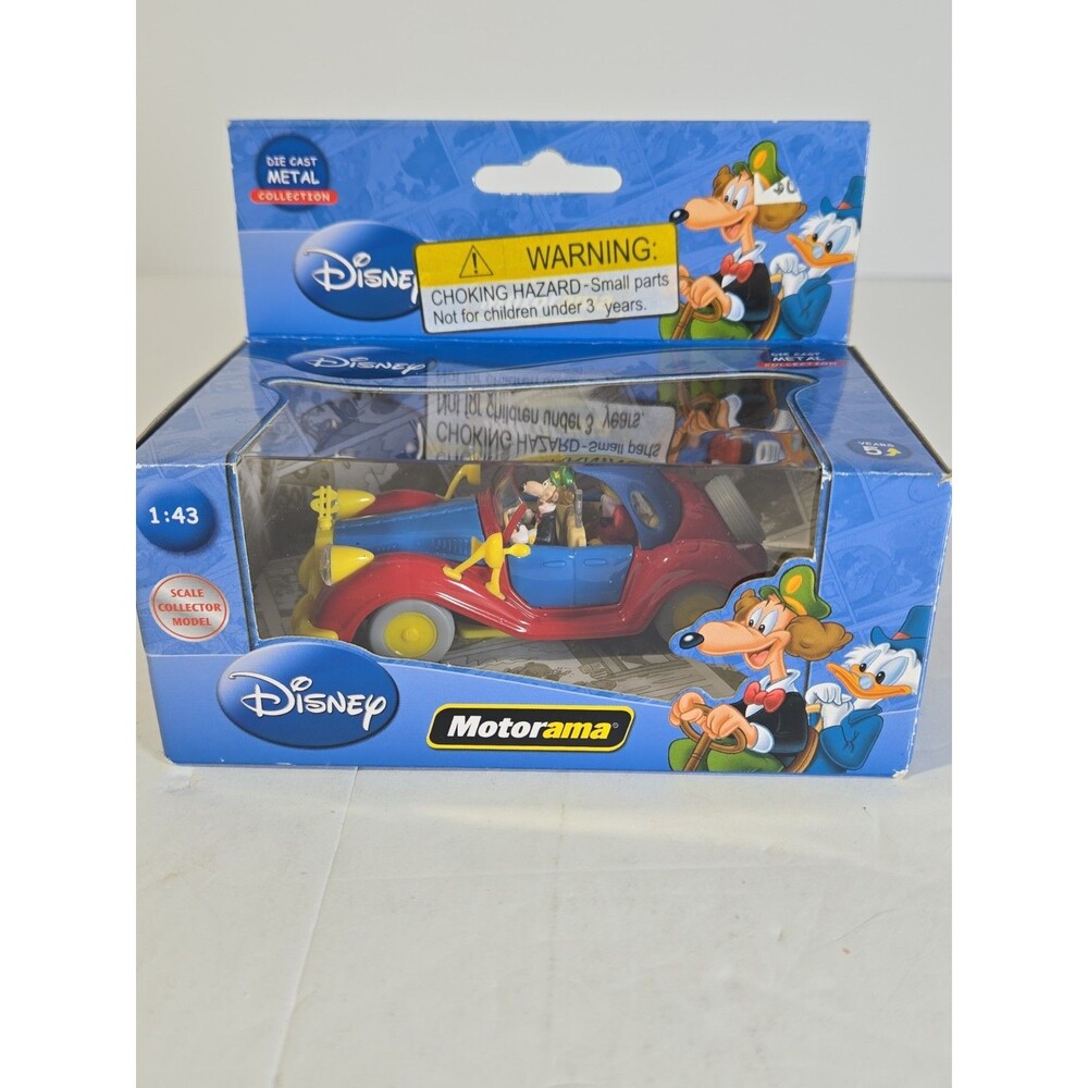Disney Motorama Scrooge McDuck & Duckworth 1:43 Scale Die Cast Metal Collection